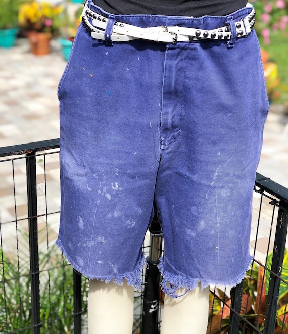 FREE US SHIPPING/faded work pants/workwear shorts/
