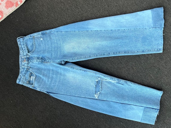HIGH WAIST SIDE panel jeans, ladies jean, upcycle… - image 9