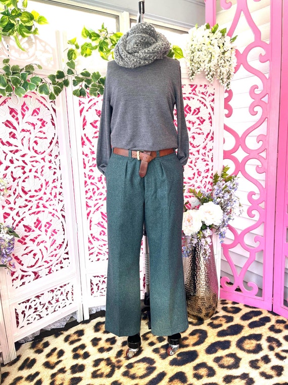 パンツ vintage wool pants clumsy. Pictures パンツ VINTAGE 2 PLEATS WOOL PANTS - DARK