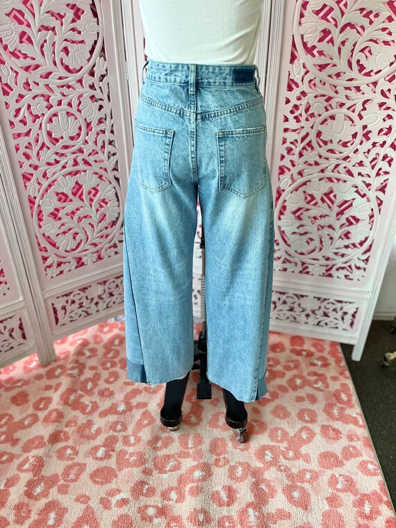 HIGH WAIST SIDE panel jeans, ladies jean, upcycle… - image 7