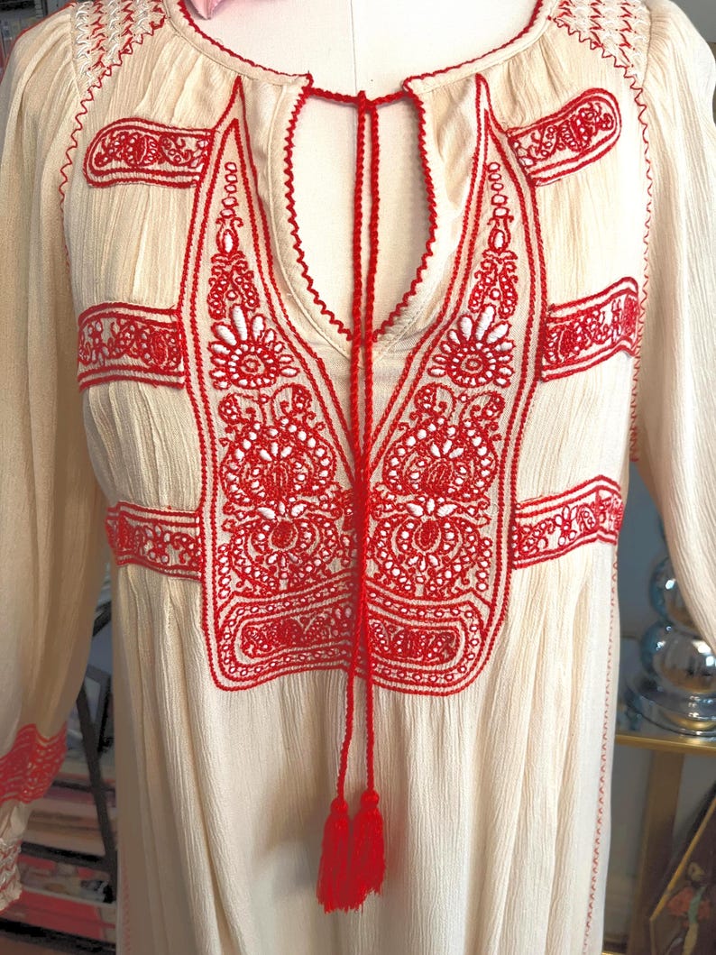 Embroidered Boho Mini Dress: Free People Tunic Dress image 2