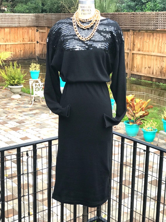 FREE US SHIPPING!/sweater dress/vintage sweater dr
