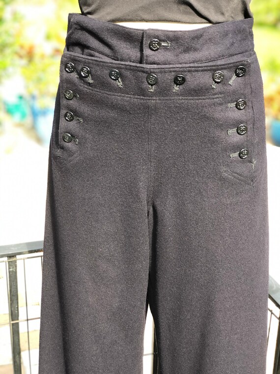 FREE US SHIPPING/Naval pants/13 button pants/wool us navy Etsy