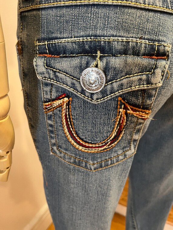 True Religion Y2K Low Rise Twist Bootcut Jeans - 28x31 - Gem