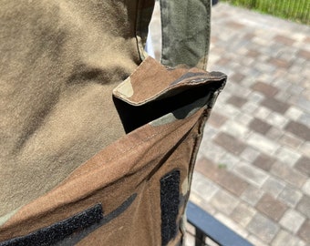 【Dutch army Newspaper bag】ビンテージ Dutch army Newspaper bag】ビンテージ（Pin page）