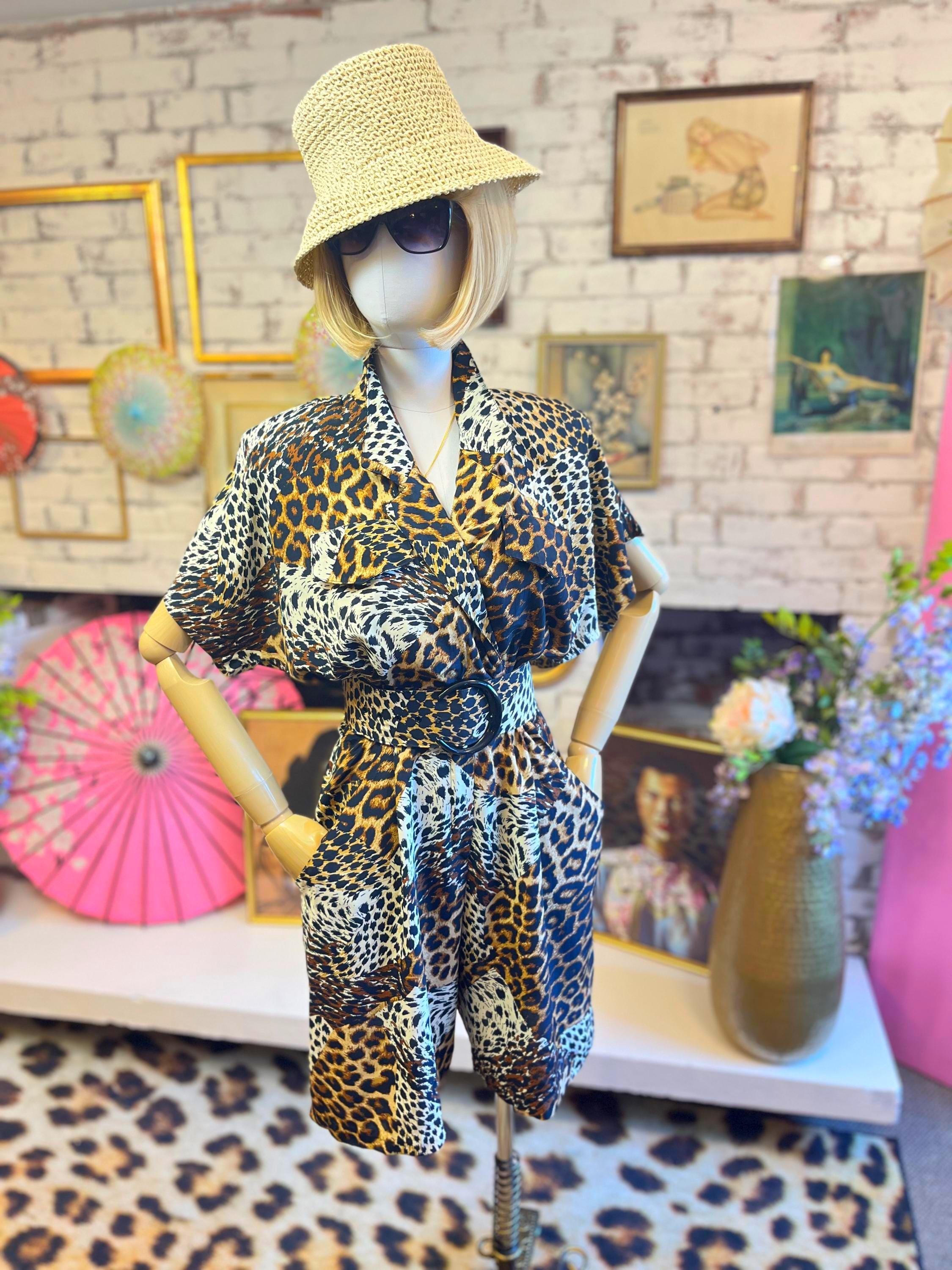 80s Leopard Print Clothing - Etsy