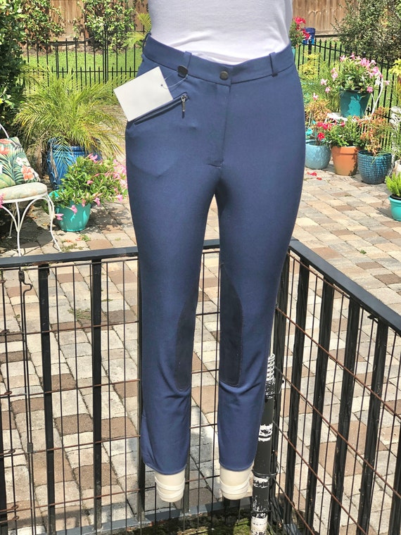 VINTAGE JODHPURS LADIES/navy blue riding pants/vi… - image 1