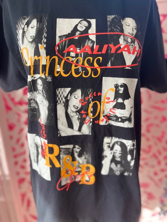 VINTAGE AALIYAH TEE/Princess of R&B/Baby Girl/Que… - image 2