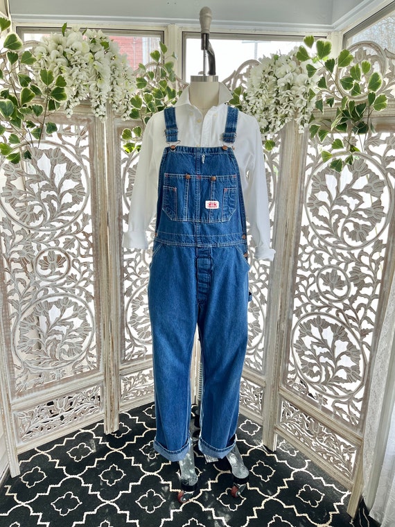 VINTAGE OVERALLS, Round House, denim overalls, uni