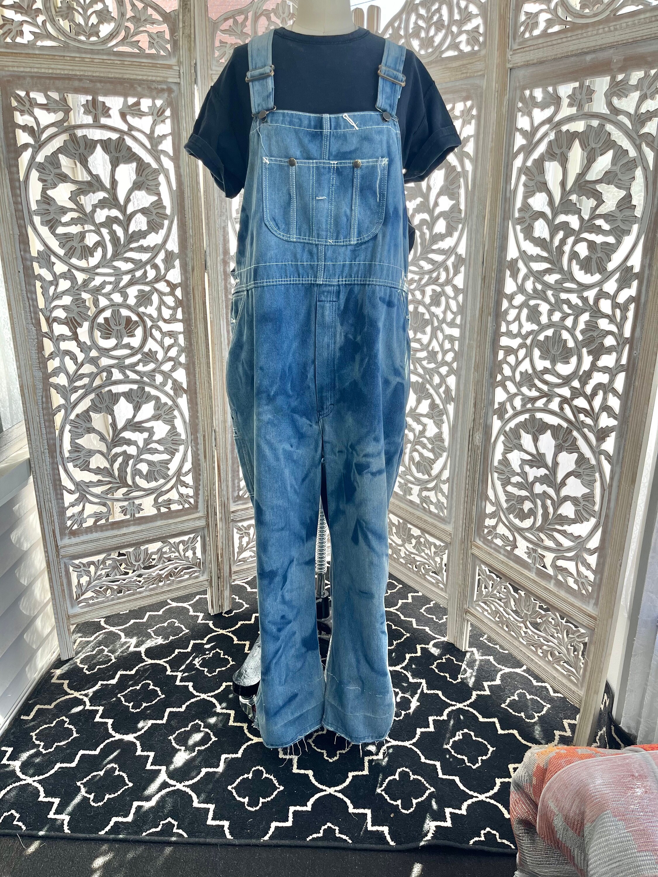 Bleached Overalls Etsy Ireland