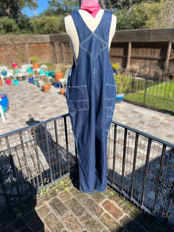 Vintage 44x30 Dark Denim Overalls: Roebucks XL - Etsy