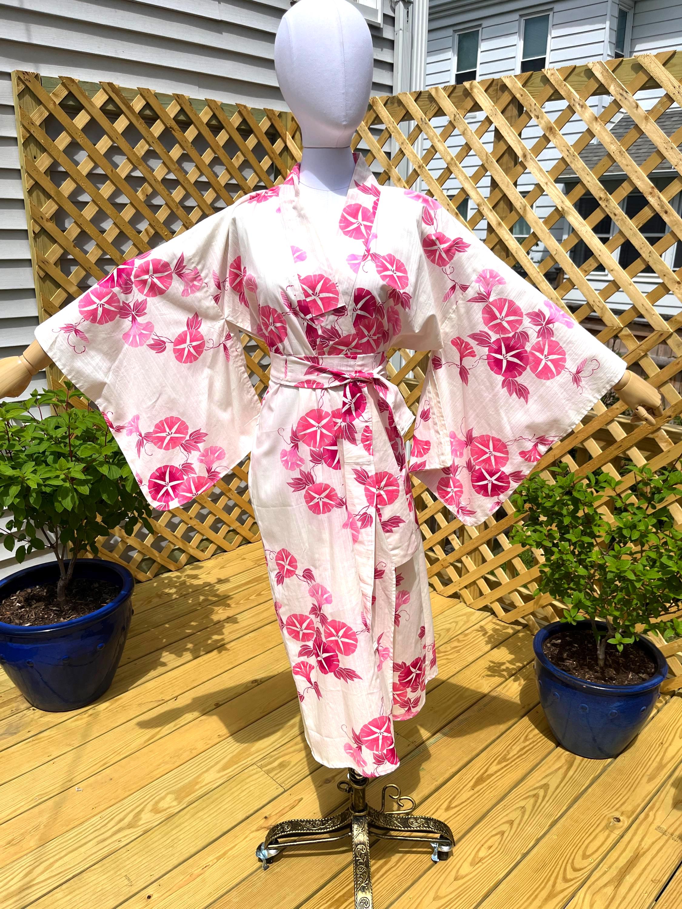 Pink Yukata - Etsy