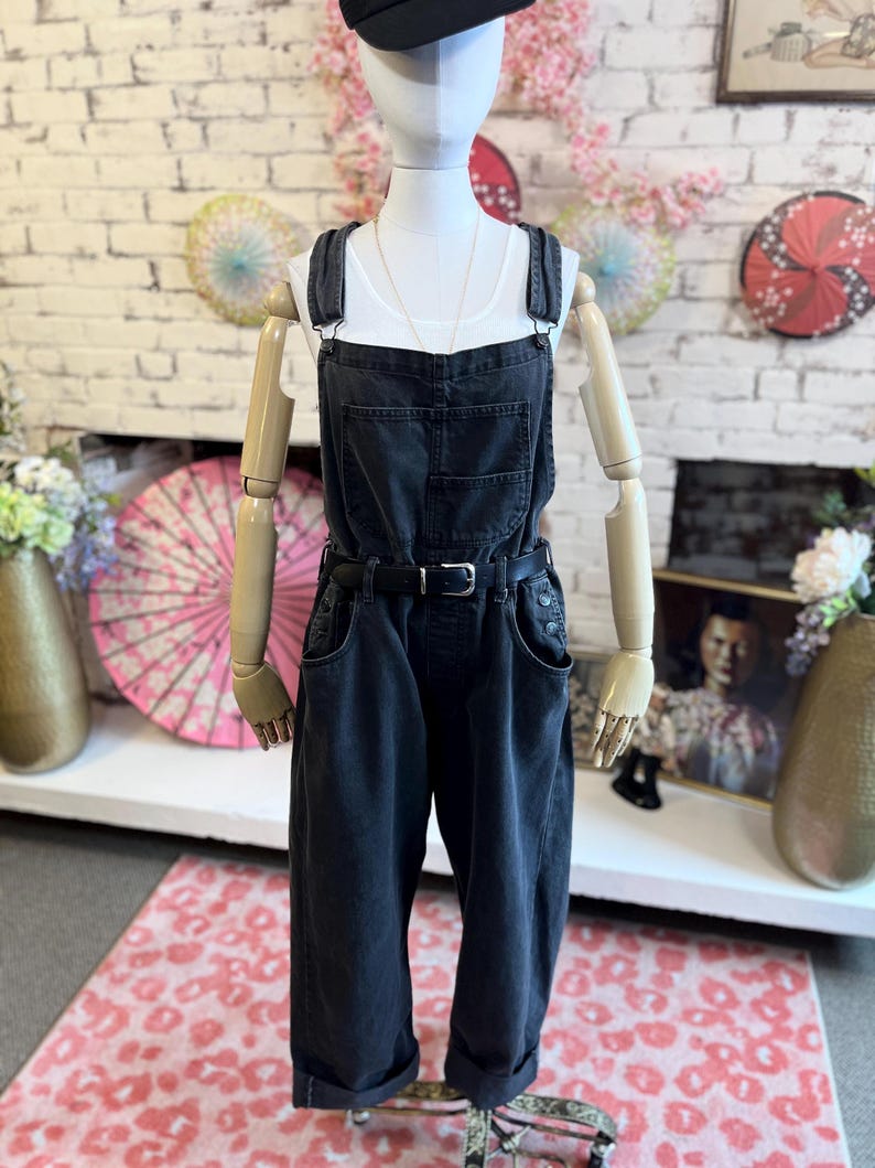 Free People XL Black Overalls: We The Free image 1