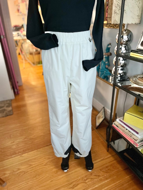 VINTAGE SNOW PANTS/white Columbia ski snow pants/v