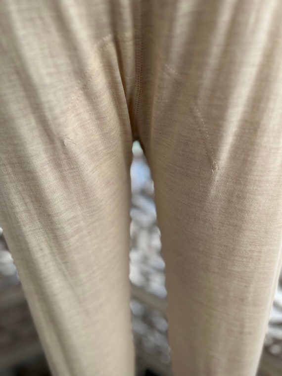 ITALIAN WOOL LONGJOHNS/vintage army long johns/cr… - image 7