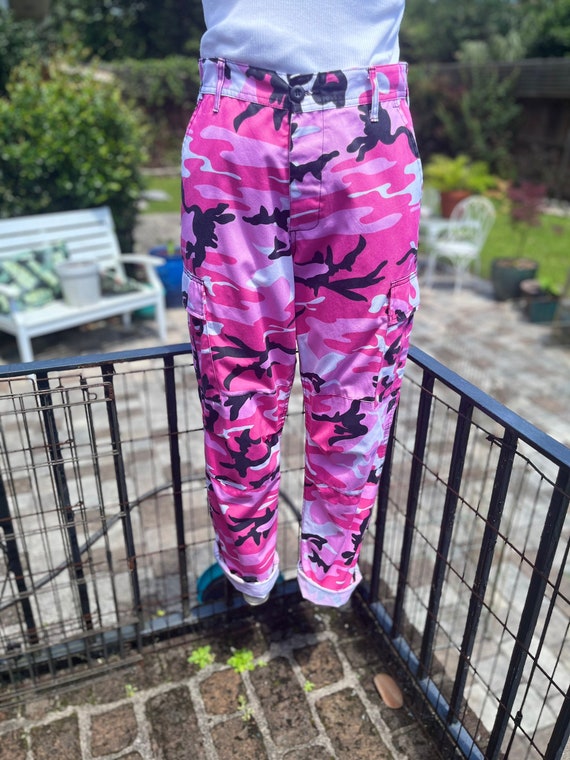 pink camo joggers