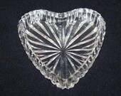 Vintage Heart Shaped Valentine Waterford Crystal Dish