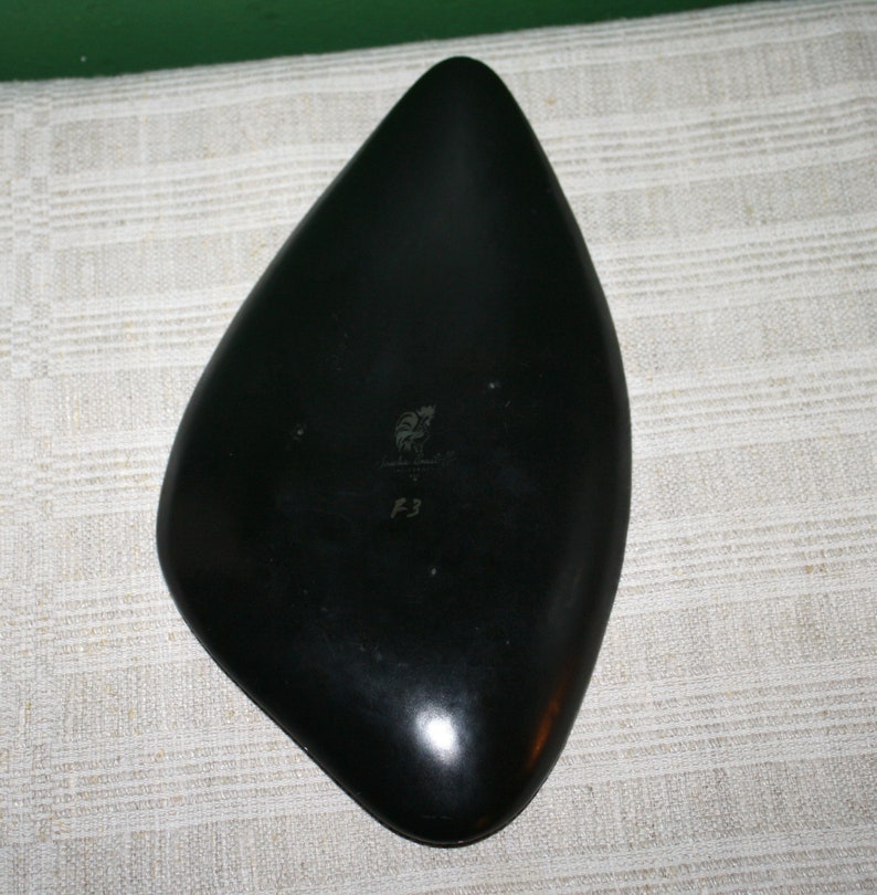 Mid-Century Modern Sascha Brastoff Signed Numbers Dancer Dish