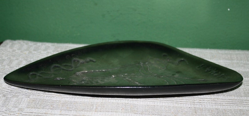 Mid-Century Modern Sascha Brastoff Signed Numbers Dancer Dish