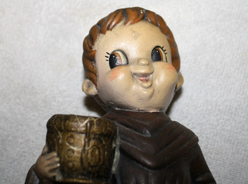 Vintage Josef Original Candle Holders Monks Friars Candle Holders