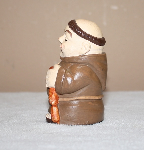 Vintage Josef Original Candle holders Monks Friars Candle holders