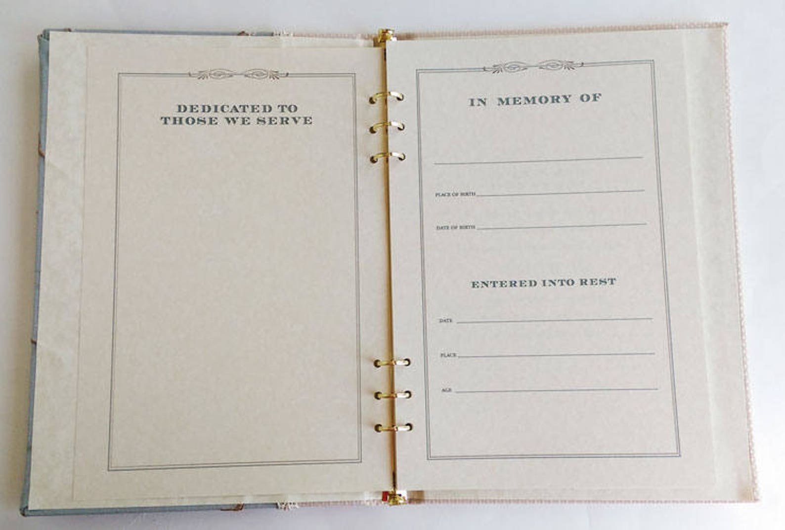 Willow Memorial Funeral Guest Book Register Book Sign in Etsy