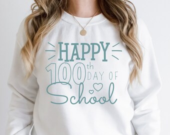 100 Days of School with My Little Friends shirt, Cute Teacher sweatshirt, 100th Day of School sweatshirt, 100 Days Sweatshirt for Teacher