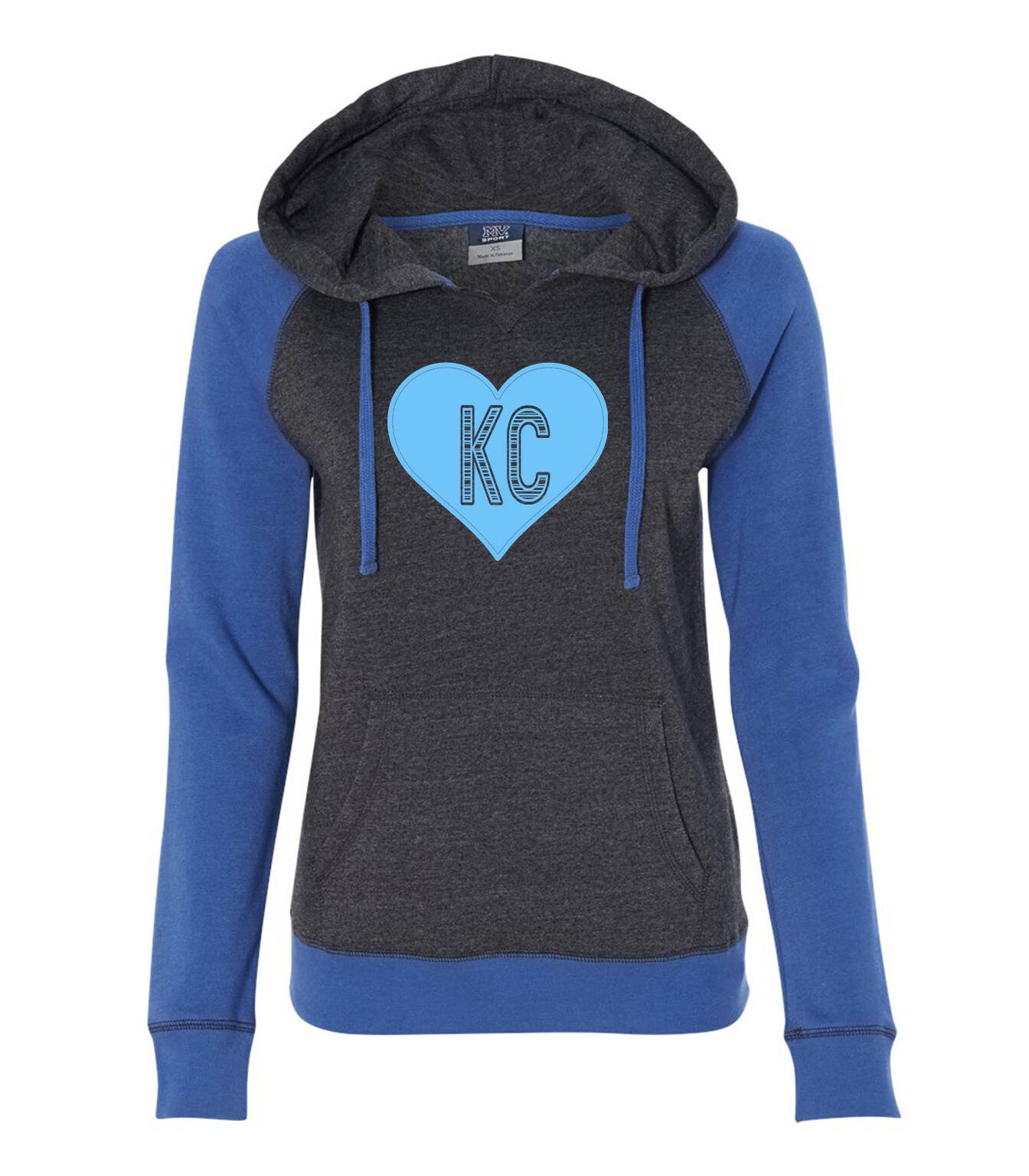 KC Love Hoodie Womens KC Hoodie Heart KC Kansas City Royals Etsy