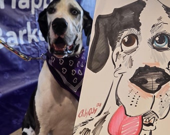 Pet Caricatures [Message me for a Custom Listing]