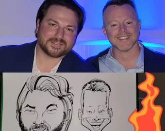 Caricature ROAST (Like the viral Hawaii ones)!