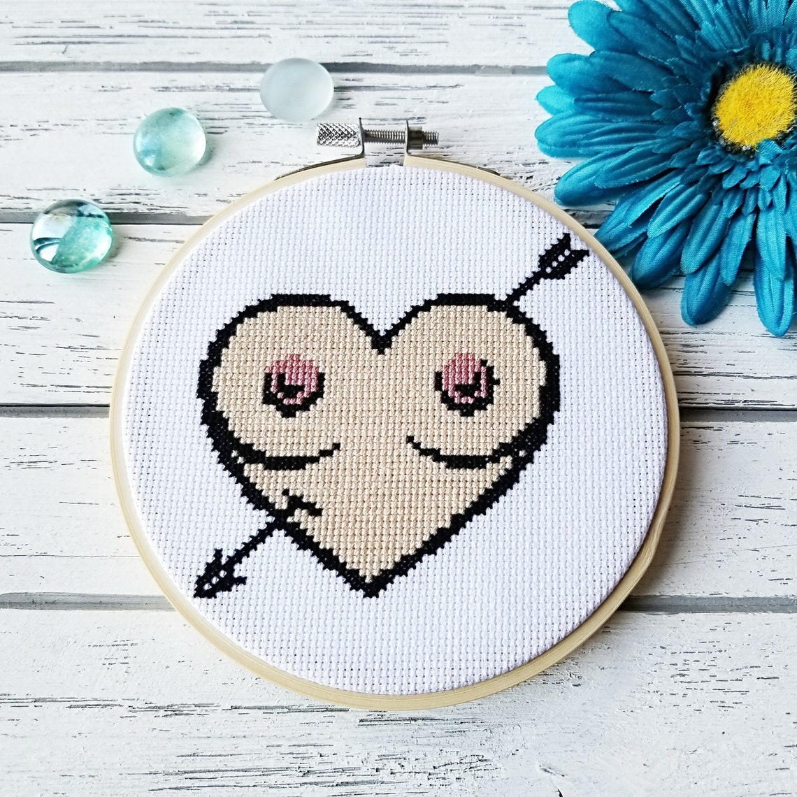 Breasts Cross Stitch Breasts Sign Adult Mature Finished - Etsy