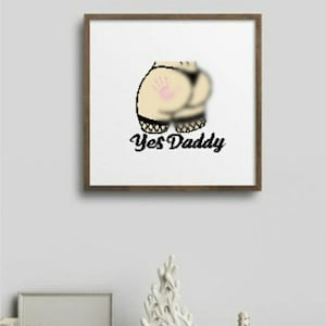 Padrão de Ponto Cruz "Sim, Papai", Bordado Moderno (Item Digital)