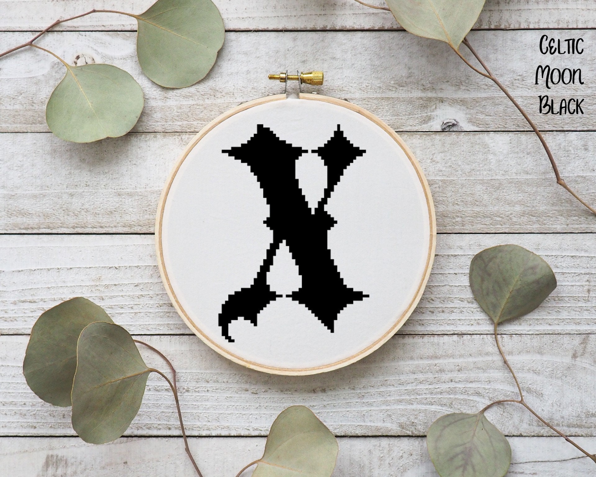 Letter X Cross Stitch Pattern Instant PDF Download Modern - Etsy