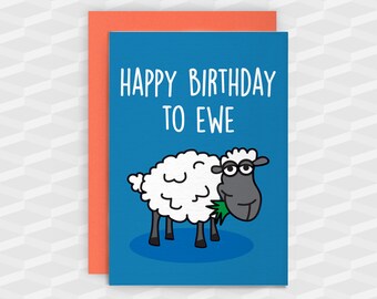 Happy Birthday Ewe Etsy