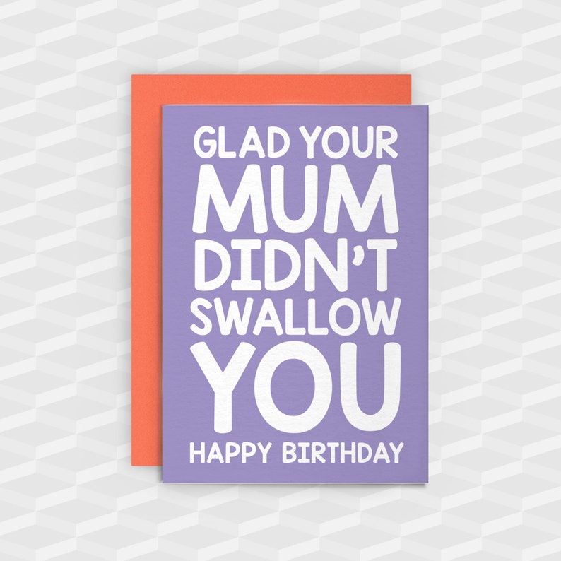 Rude Birthday CardFunny Birthday CardHappy Birthday | Etsy