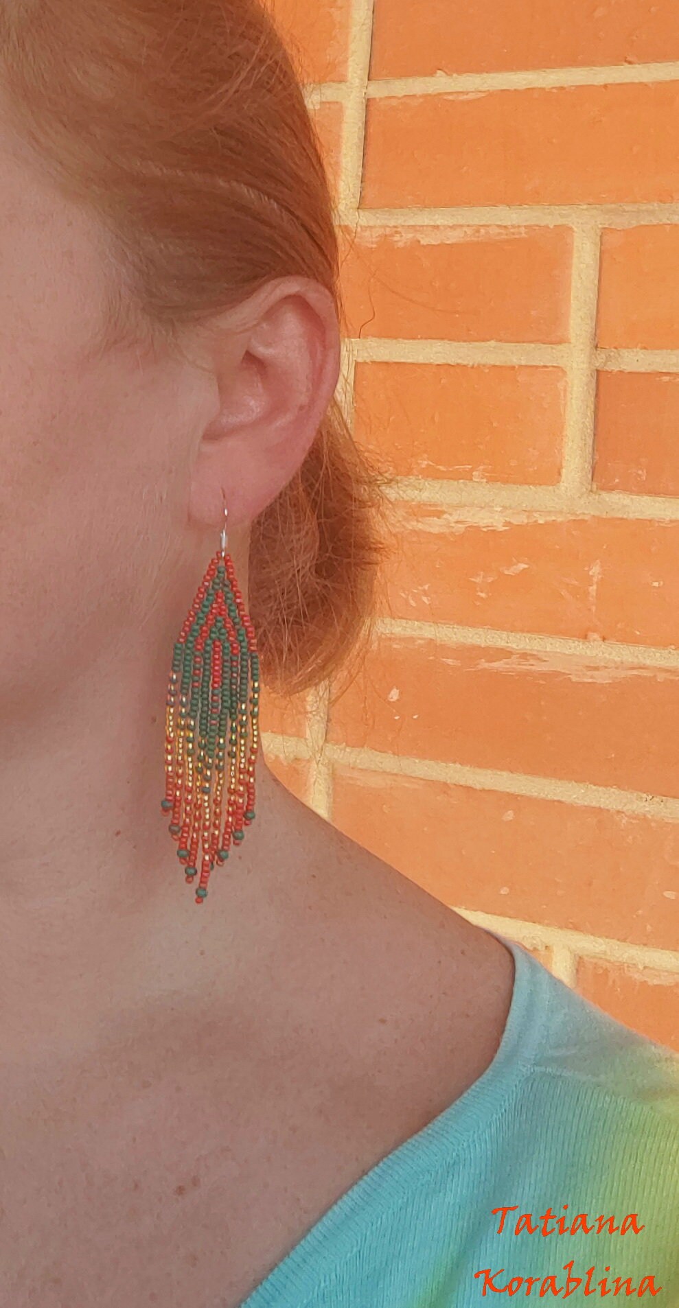 TANGERINE EARRINGS  NINFA handmade sustainable jewelry – ROGUE