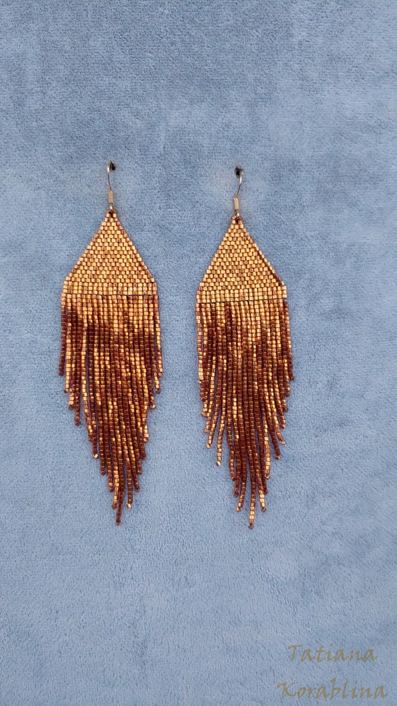 Orecchini Con Perline Pendenti Blu E Perline Azzurre - Gioielli - O