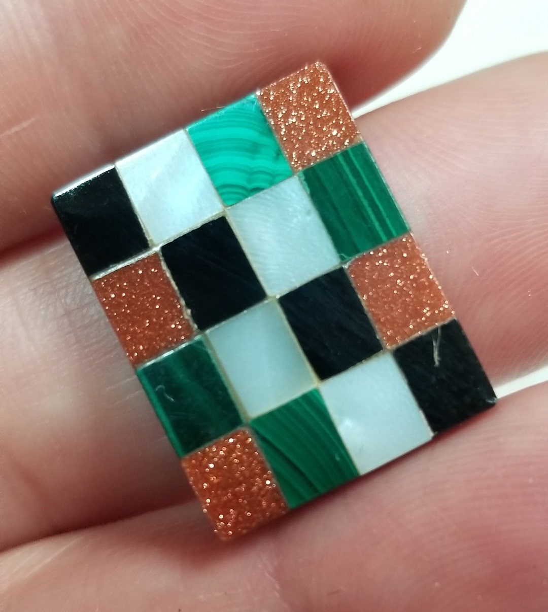 Natural Stone Inlay Natural Stones Inlay 13.0ct - Etsy