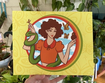 Wydruk artystyczny Nature Gal