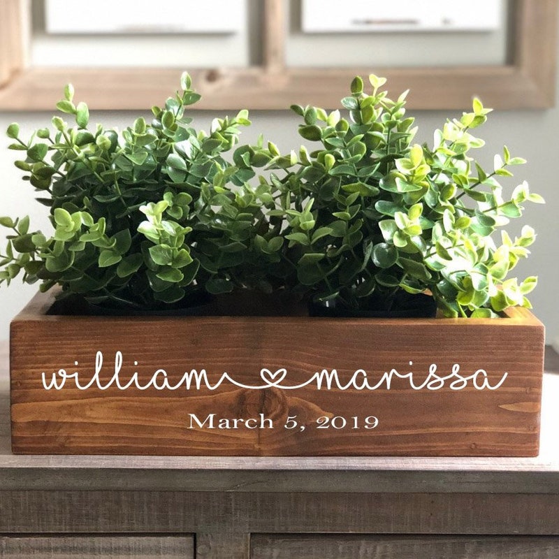 Rustic Planter Box - Etsy