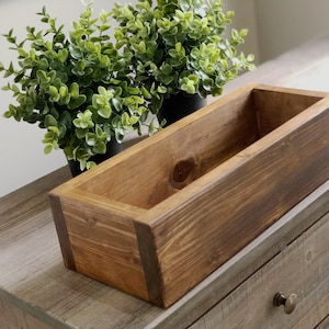 Modern Farmhouse planter box wedding decor. image 6