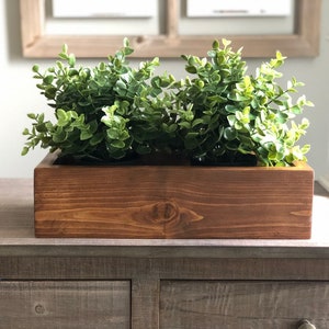 Modern Farmhouse planter box wedding decor. image 7