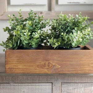 Modern Farmhouse planter box wedding decor. image 5