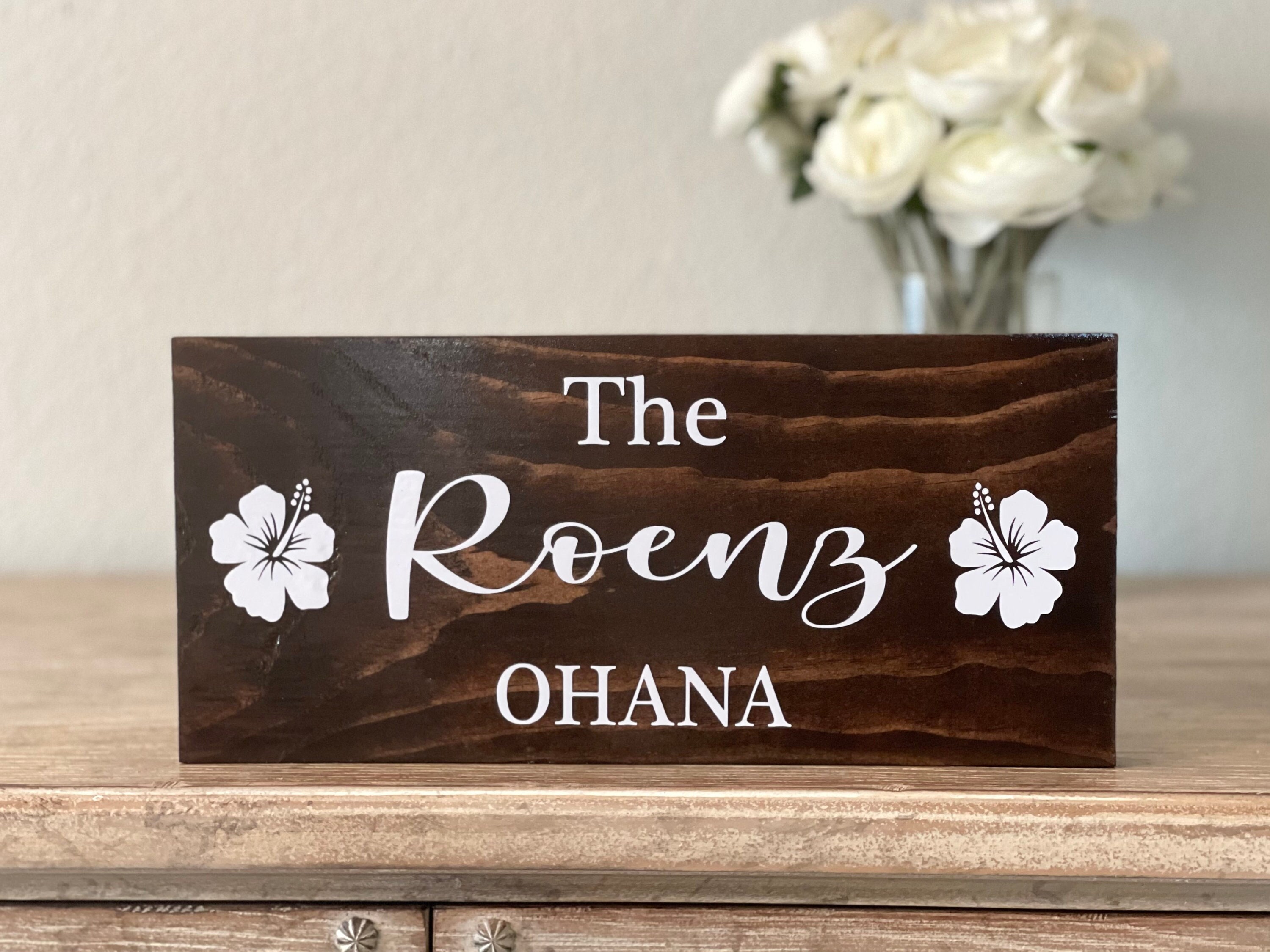 Personalized Hawaiian Family Sign Hawaiian Decor Hawaii Etsy UK