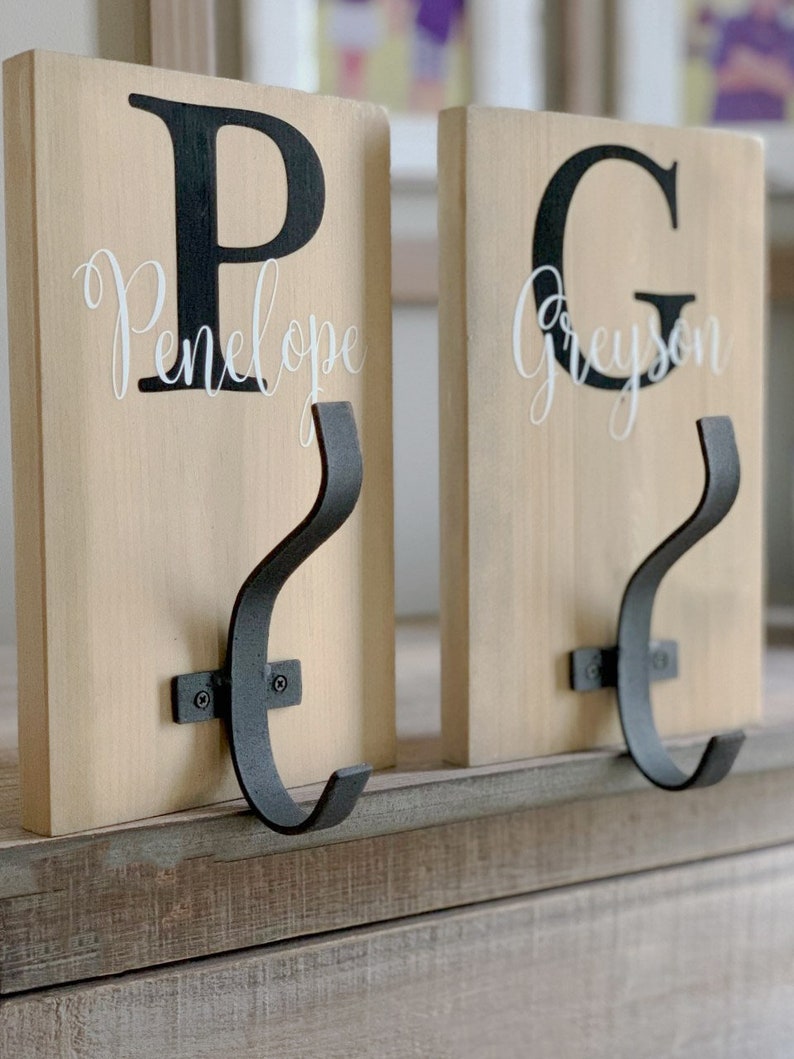 Name Hook Backpack Hanger Backpack Hook Towel Hooks Etsy