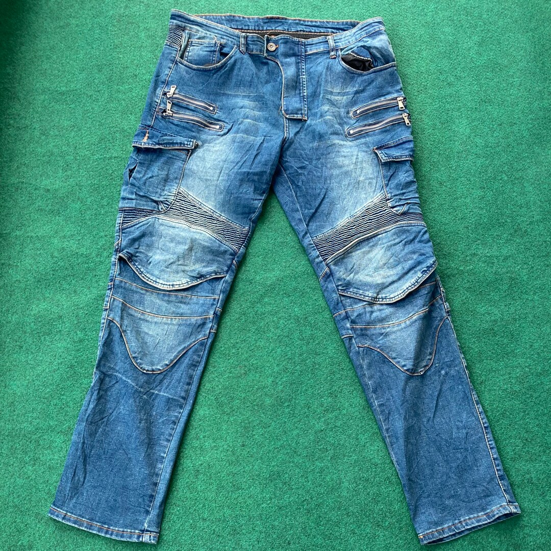 Rare Motopant Motorcycle Pant Jeans Rider Style Streetwear Etsy