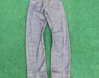 Levi's　W33　archive　engineered　90’s　Y2K Rare Levi's Engineered Twisted Leg Dark Blue Indigo Denim