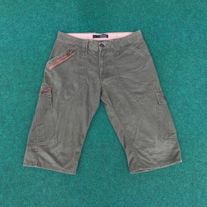 Pantalones cortos cargo tácticos multibolsillos Dominate de estilo vintage, talla 32.