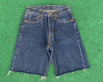 Vtg Edwin Selvedge Redline Short Sz 27 Jorts Jeans