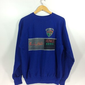 Vintage Rodeo Drive Beverly Hills Venice Crew Jumper Pullover Beverly Hills souvenir Sweatshirt